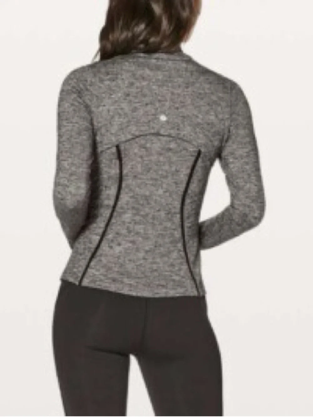 Lululemon Define Jacket Wing Mesh Heathered Black, Women’s Size 10